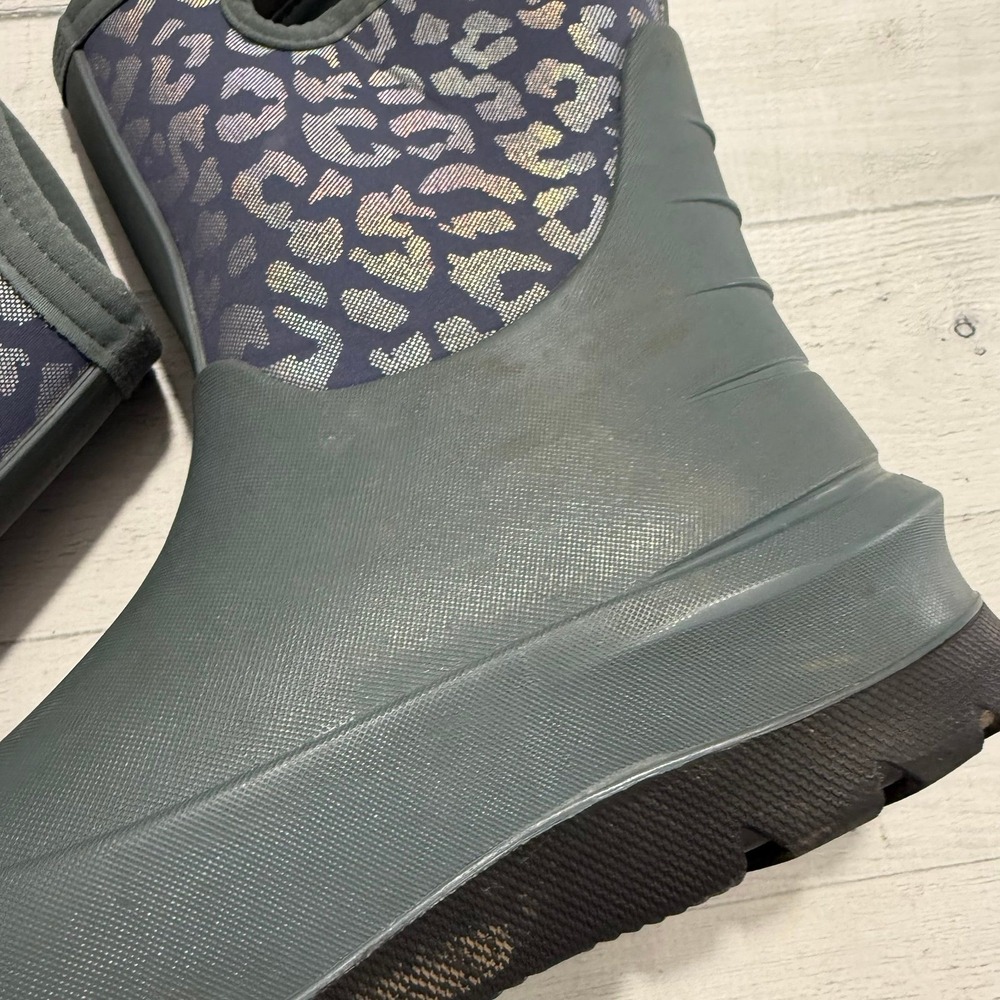 Bogs Kids' Neo-Classic Metallic Leopard Boot child size 2 - Picture 4 of 12